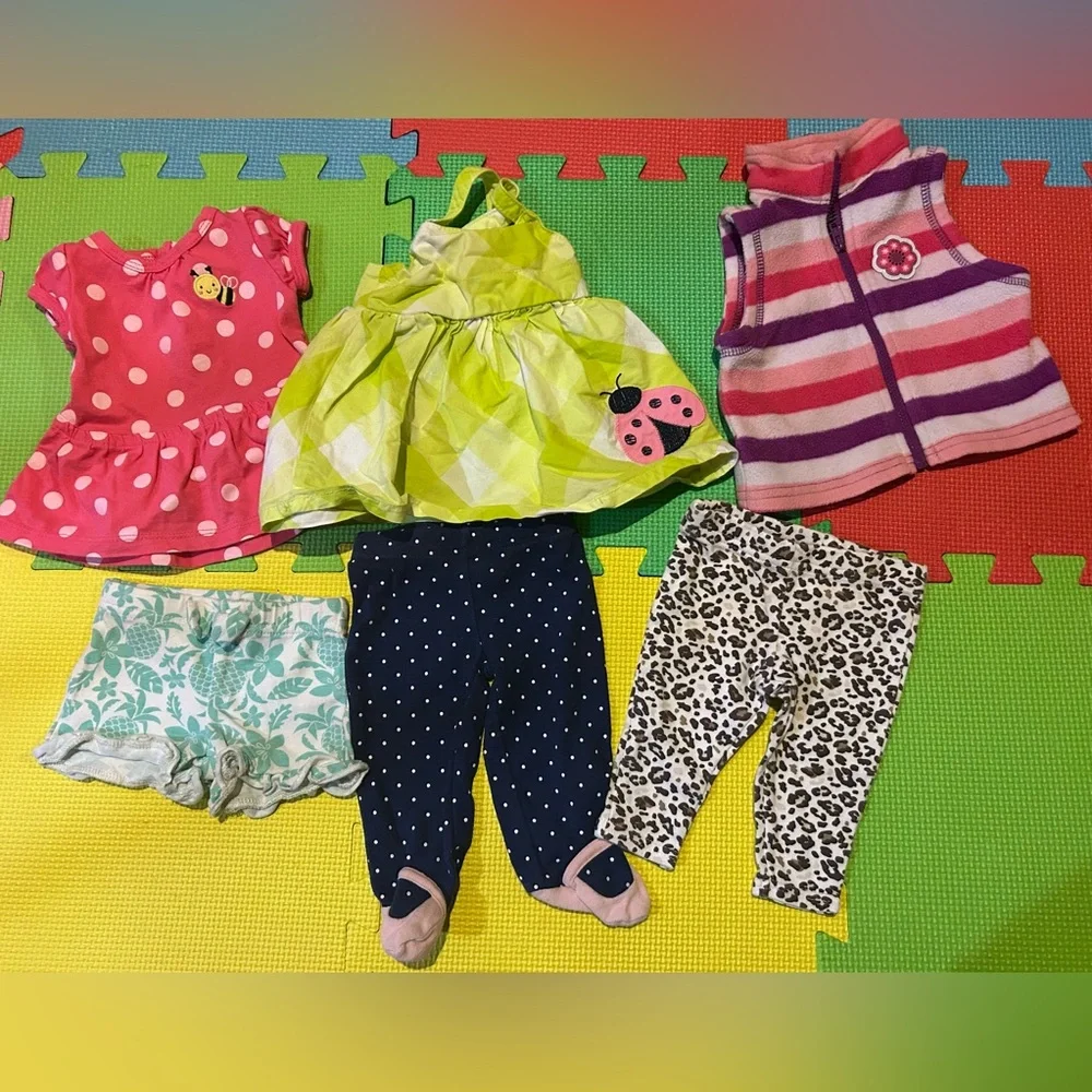 Newborn Bundle Baby Girl 6 pieces